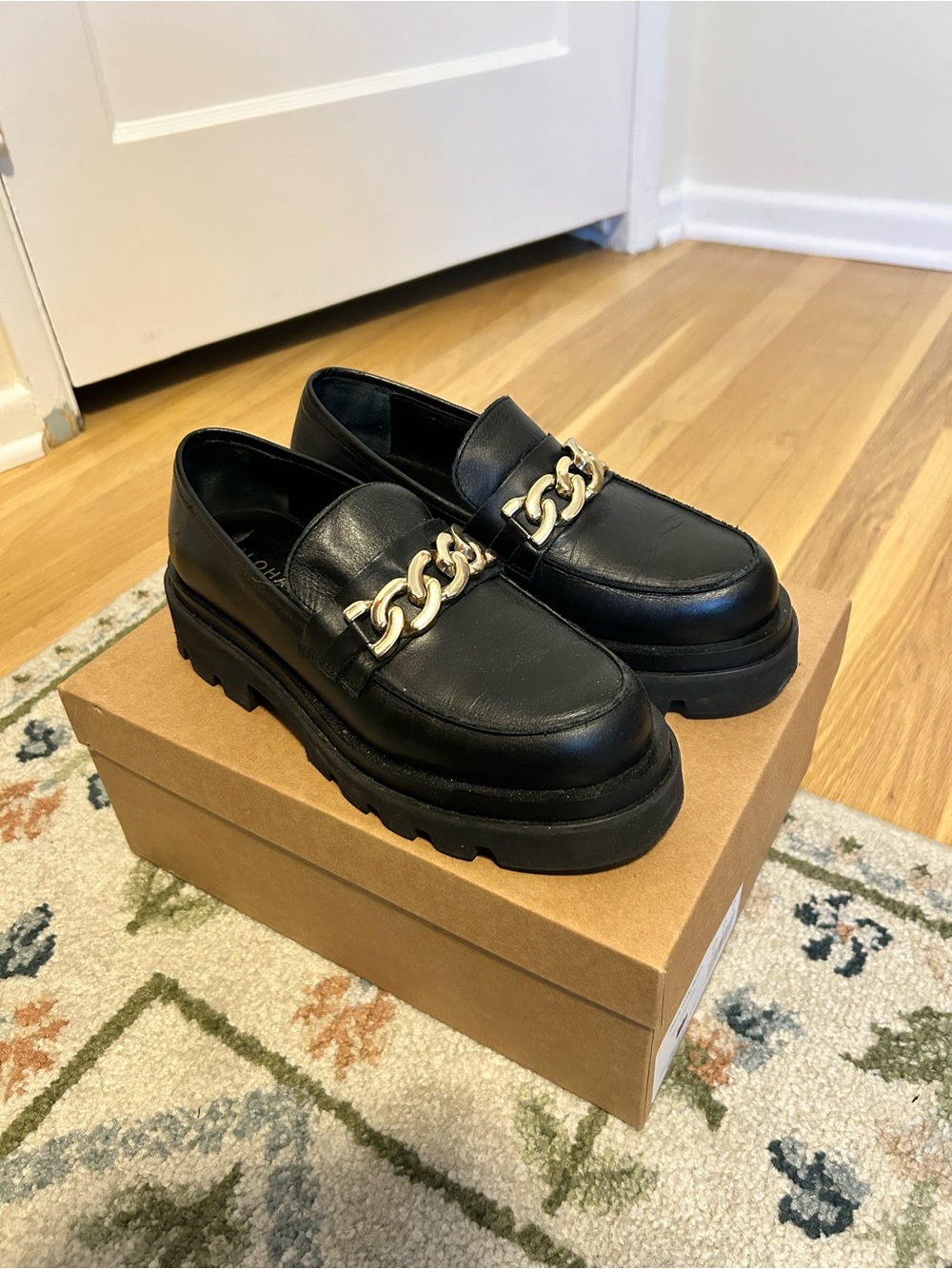ALOHAS Track Loafer Total Black
